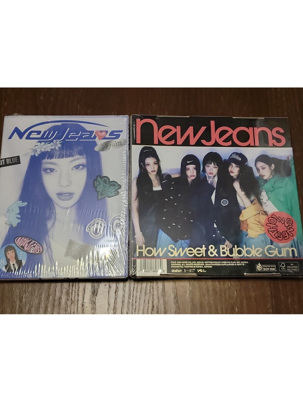NewJeans 1st EP Album Bluebook HYEIN Ver Kpop - w CD Record Lot